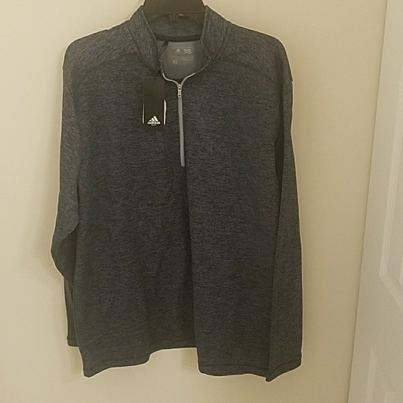 Adidas Climawarm Heathered Quarter-ZIP Pullover - Picture 2 of 4